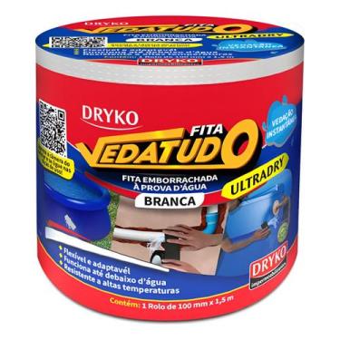 Imagem de Fita Vedatudo Ultradry Dryko 100mmx 1,5m Branca