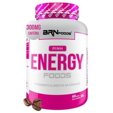 Imagem de Termogênico Pink Energy  BRN Foods, 60 Cápsulas