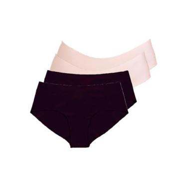 Imagem de Kit com 4 Calcinhas Biquíni Hope 38800 Colorido, Rosa, M
