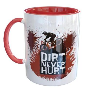 Imagem de Caneca Porcelana BMX Bicicleta Aventura de Bike - Pense Canecas, Verme