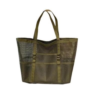 Imagem de Bolsa De Lona Leve E De Grande Capacidade Para Praia, Deslocamento E C