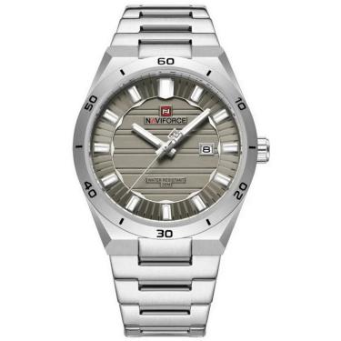 Imagem de relógio masculino quartzo à prova d´água em aço inoxidável 