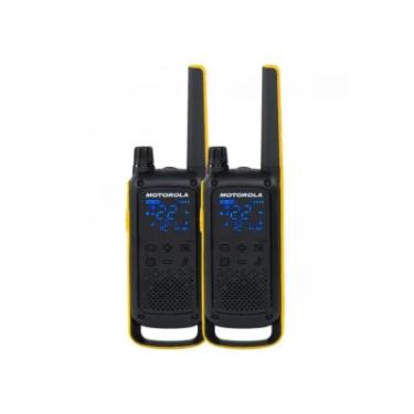 Imagem de Radio Comunicador Talkabout Motorola T470BR, 35Km, Amarelo e Preto - Par / 2