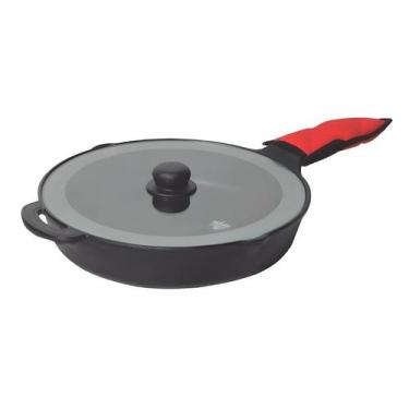 Imagem de Frigideira Cabo De Ferro Para Restaurante Com Tampa De Vidro - Rig Fun