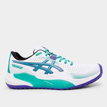 Imagem de Tênis Asics Gel Challenger 15 Masculino, Branco, Verde claro, 40