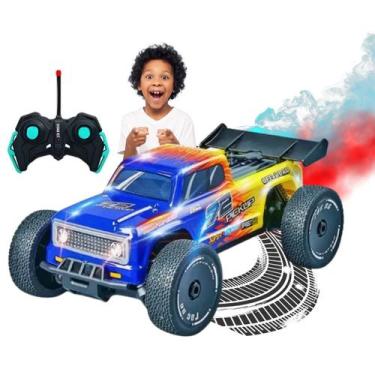 Imagem de Carrinho de controle remoto caminhonete solta fumaça kizumba