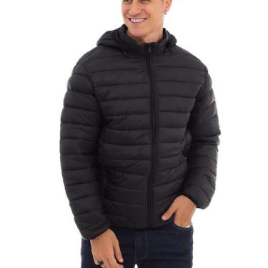 Imagem de Jaqueta Masculina Básica Puffer Casaco Boojaco Cortar Vento - Lilih-Le