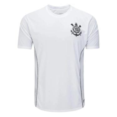 Imagem de Camiseta Coimbra Corinthians Fitness Sublimada, M, Branco