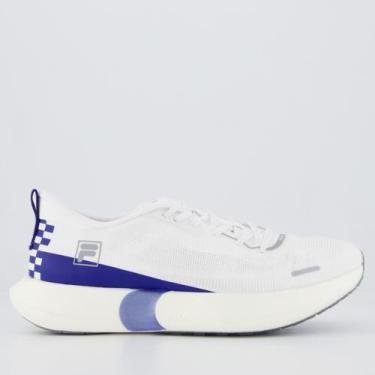 Imagem de Tênis Fila KR7 Pro Feminino Branco e Azul, 35