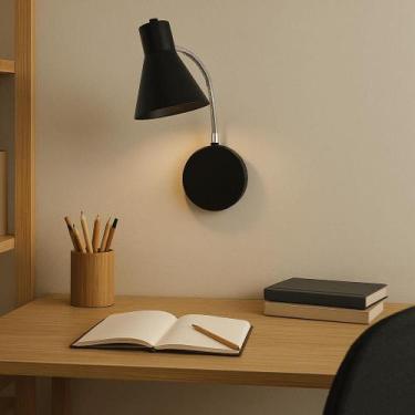 Imagem de Arandela de Parede Amélia com Cúpula Articulada e Design Moderno - lum