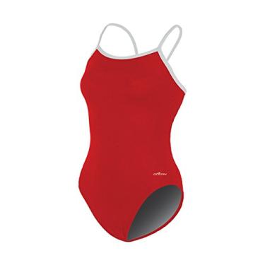 Imagem de Dolfin Chloroban Varsity Solid String Back Female Red/White 24