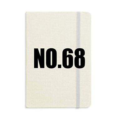 Imagem de Lucky No.68 Número Nome Notebook Capa Rígida Diário Clássico A5 Presente