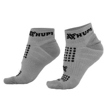 Imagem de Meia Curta para Corrida HUPI Running Pro Cinza Nardo, Cor: PRETO