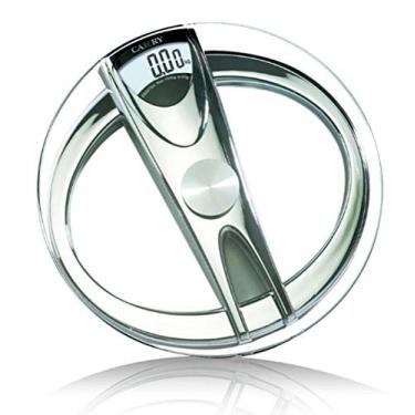 Imagem de balança digital antiderrapante balança de banheiro balança eletrônica inteligente com vidro temperado de 10mm, display retroiluminado, alta precisão