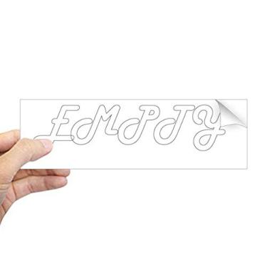 Imagem de DIYthinker Personagens elegantes vazios adesivo retangular para para-choque notebook janela decalque