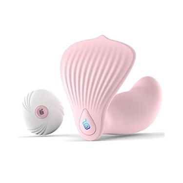 Imagem de Vibrador Brinquedos Sexuais Ponto G Estimulador Clitóris 10 Modos Controle Remoto Sem Fio Zatla Shop (Rosa)