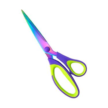 Imagem de Tesoura Multiuso Lâmina Titânio Cabo Soft Emborrachado 21cm