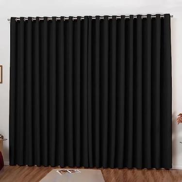 Imagem de Cortina Blackout Em Tecido 4x 2,80m Blecaute Corta Luz Preto