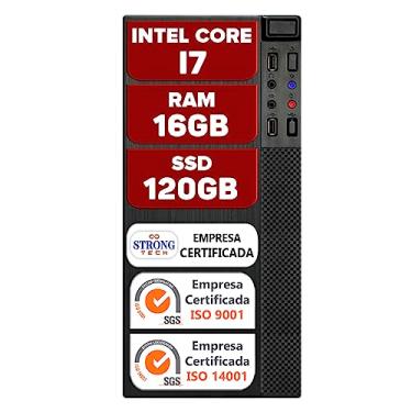Imagem de Computador Intel Core i7 16GB SSD 120GB 4 Núcleos Super Turbo Pc Hdmi Strong Tech