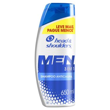 Imagem de Shampoo Anticaspa Head & Shoulders Men 3 em 1 650ml 650ml
