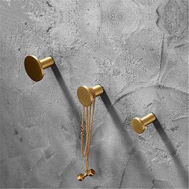 Imagem de 1pc europa luxo dourado robe gancho cabides de cozinha toalheiro ouro roupas gancho acessórios do banheiro cabide de cozinha latão, pequeno 1pcs