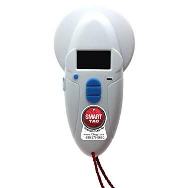 Imagem de SmartTag Microchip Scanner multifrequência com etiqueta de identificação para animais de estimação