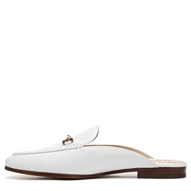 Imagem de Sam Edelman Linnie Bit Mule feminino, Branco brilhante, 40