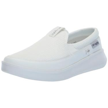 Imagem de Columbia Boatside Breathe PFG Tênis náutico feminino, Sal marinho/cinza nuvem, 7 Wide