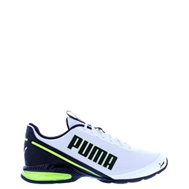 Imagem de PUMA Men's Cell Divide Clean Sneaker,Black Yellow,11