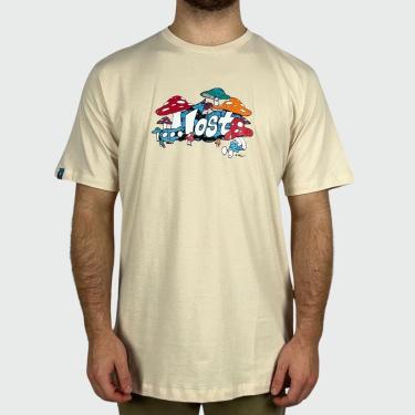 Imagem de Camiseta Lost Mushroom Smurfs Tapioca-Masculino