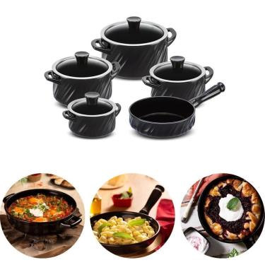 Imagem de Jogo Panelas Twist Indução 5 Peças 100% Cerâmica Cerâflame