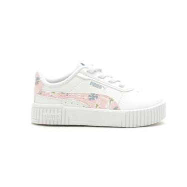 Imagem de PUMA Carina v2 infantil, Puma Branco-giz rosa e azul, 18