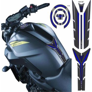 Imagem de Adesivo Protetor de Tankpad + Bocal Yamaha MT 07 Kit 07 - Resitank