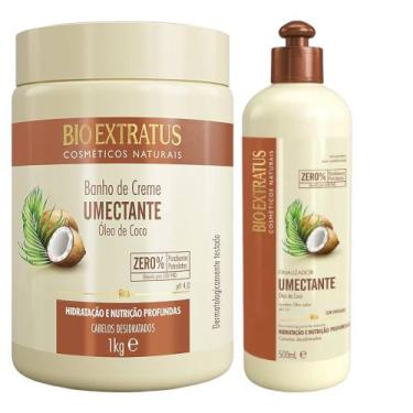 Imagem de Kit Umectante finalização capilar 1 Banho de creme 1kg 1 Finalizador 5