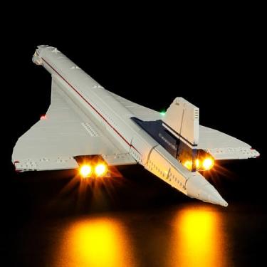 Imagem de MENZAVA LED Light Set Compatible with 10318 Concorde Icons Building Blocks Model - Model Set NOT Included