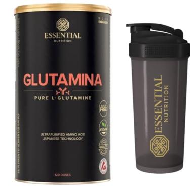 Imagem de Glutamina Pura 600g (120 doses) - Essential Nutrition + Coqueteleira