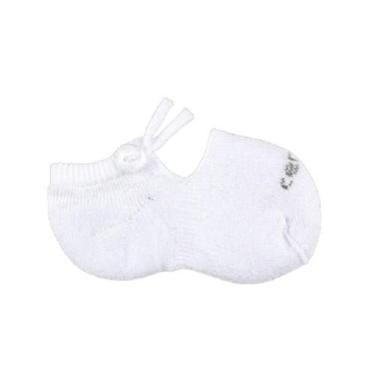 Imagem de Sapatinho Meia Sapatilha Bebê Recem-nascido Papilloo, Branco
