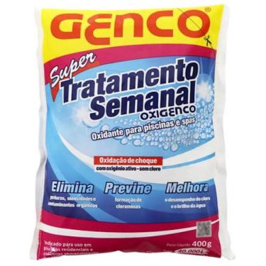 Imagem de Super Tratamento Semanal Genco Para Piscina Oxigenco 400g