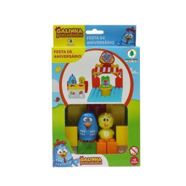 Imagem de Brinquedo para Montar Galinha Pintadinha Festa Aniversário - Monte Lib