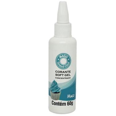 Imagem de Corante SoftGel Azul Turquesa 60g Mago