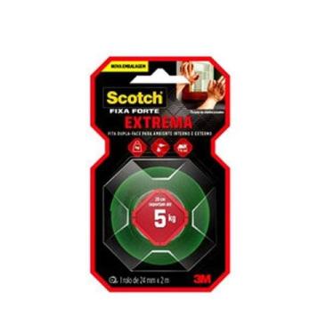 Imagem de Fita Scotch Fixa Forte Extreme  24mm x 2m   3m