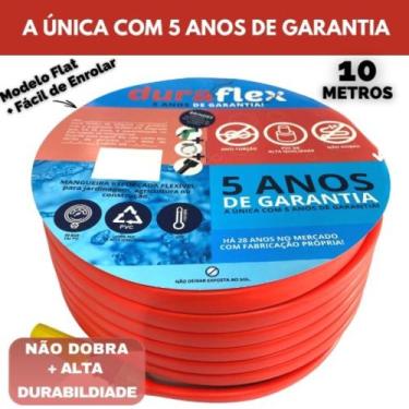 Imagem de Mangueira Doméstica DuraFlex Laranja Chata 10M