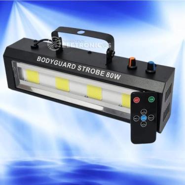 Imagem de Super Strobo 80w Controle Remoto Rítmico Bares, Baladas, Aniversario, 