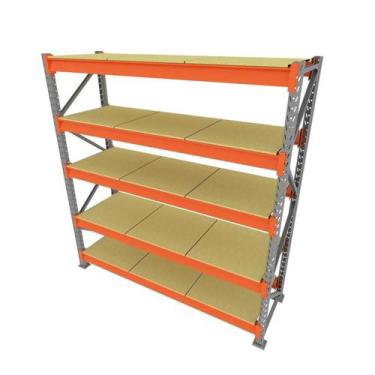 Imagem de Expositor 1 mini porta pallet 250 kg 180x200x60 (CxLxP) cinza com lara