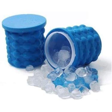 Imagem de  Mini Balde Forma De Gelo Silicone Ice Magic Cube Da Tv - BCS