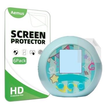 Imagem de Aemus Pacote com 6 protetores de tela compatíveis com Punirunes Interactive Digital PET, filme transparente para animais de estimação virtuais