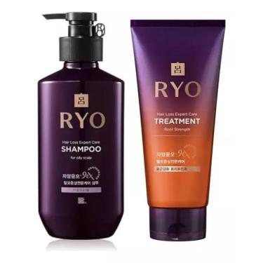 Imagem de KIT SHAMPOO LOSS EX CARE OILY 400ML E TRATMENT 330ML - RYO