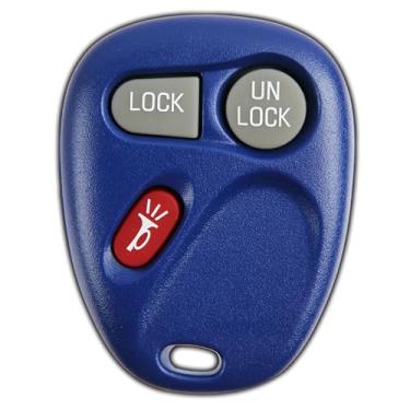 Imagem de Chaveiro de substituição KeylessOption, 3 botões sem chave, controle remotoKeylessOption azul KPT4908