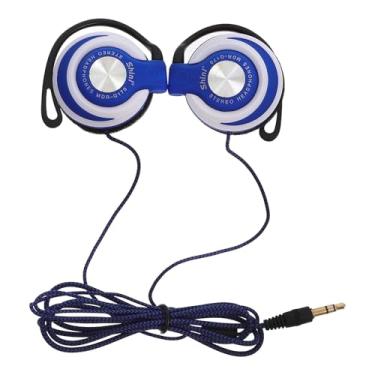 Imagem de Mikikit Fones de ouvido intra-auriculares, conjunto de 2 peças, fone de ouvido com gancho, fone de ouvido Mp, gancho, fone de ouvido para treino, computador, estéreo, mm, fones de ouvido com fio,