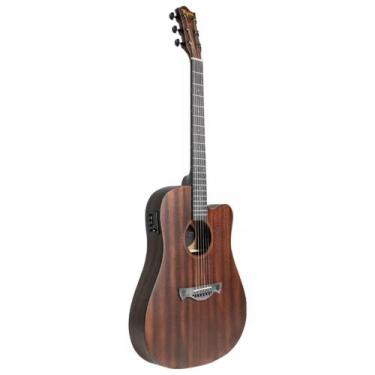 Imagem de Violao tagima folk flat cutaway eq aco all sapele san francisco dkmop